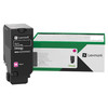 LEXMARK 71C1HM0 Toner Cartridge, Magenta, Return Cartridge, 10.5k