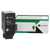 LEXMARK 71C1HY0 Toner Cartridge, Yellow, Return Program, 10.5K 