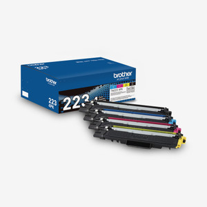 BROTHER TN2234PK Toner Set, High Yield, Cyan, Magenta, Yellow, Black, TN-227