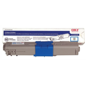 OKI 44469703 Toner, Cyan, 3K