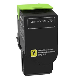 LEXMARK C2310Y0 Toner, Yellow, 1K, Return