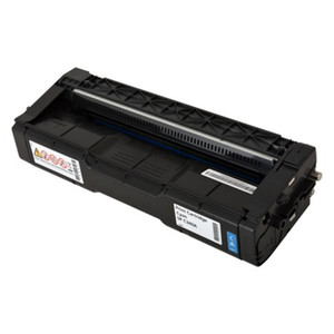 RICOH 407896 Toner, Cyan, 5K