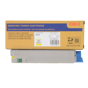 OKI 30051851550931 Yellow Toner Cartridge, Estimated Yield: 6,000