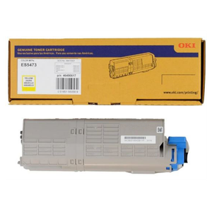 OKI 46490617 Yellow Toner Cartridge, Estimated Yield: 5,300