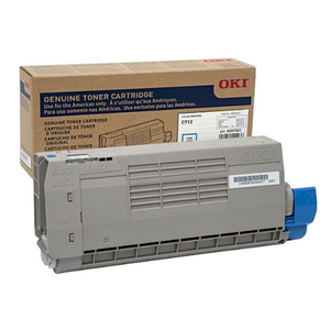 OKI 46507603 Cyan Toner Cartridge, Estimated Yield: 11,500