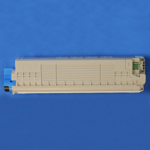 OKI 46861303 Cyan High-Capacity Toner Cartridge, Estimated Yield: 10,000