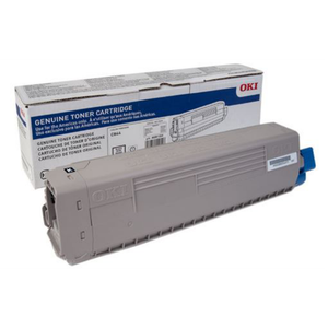 OKI 46861304 Black High-Capacity Toner Cartridge, Estimated Yield: 10,000