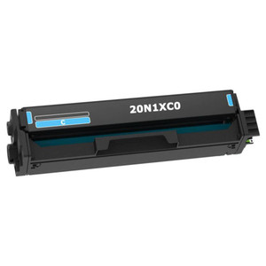 LEXMARK 20N1XC0 Cyan High-Capacity Return Print Cartridge, Estimated Yield: 6,700