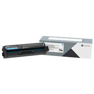 LEXMARK C320020 Cyan Standard Yield Toner Print Cartridge, Yield: 1,500 Pages