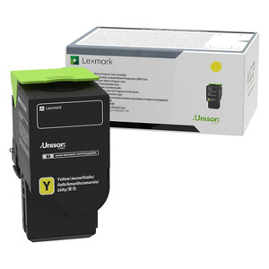 LEXMARK C240X40 Yellow Extra High Yield Toner Cartridge, 3.5K, Return