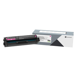 LEXMARK C340X30 Magenta High-Capacity Print Cartridge, Estimated Yield: 4,500