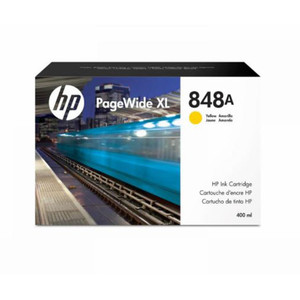 HP F9J85A Ink, Yellow, 400-ml