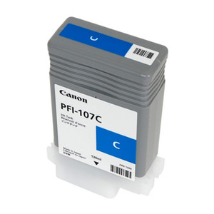 CANON 6706B001 Cyan Ink Tank, PFI-107C, 130ML