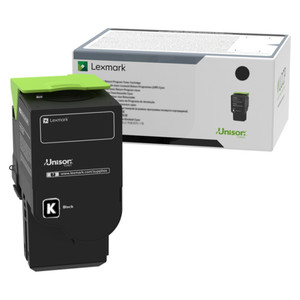 LEXMARK 75M1XK0 Toner Cartridge, Black, Return Program, 20k