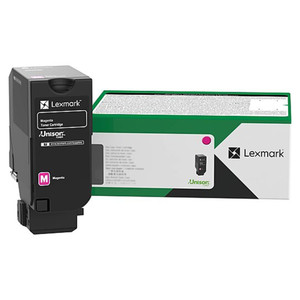 LEXMARK 71C1HM0 Toner Cartridge, Magenta, Return Cartridge, 10.5k