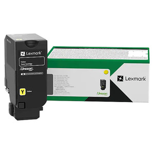 LEXMARK 71C1HY0 Toner Cartridge, Yellow, Return Program, 10.5K 