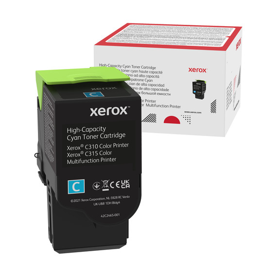XEROX 006R04365 Cyan Toner, High Capacity 5.5k