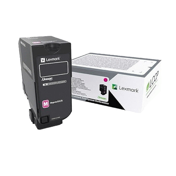 LEXMARK 71C0H30 Toner Cartridge, Magenta, 10.5K