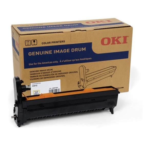 OKI 46507301 Yellow Drum, Estimated Yield: 30,000