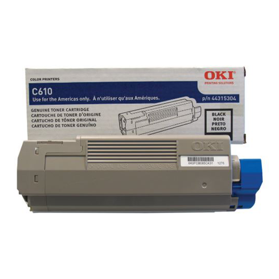 OKI 44315304 Toner, Black, 8K