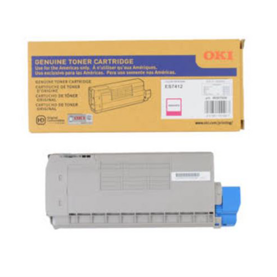 OKI 46507606 Magenta Toner Cartridge, Estimated Yield: 10,000