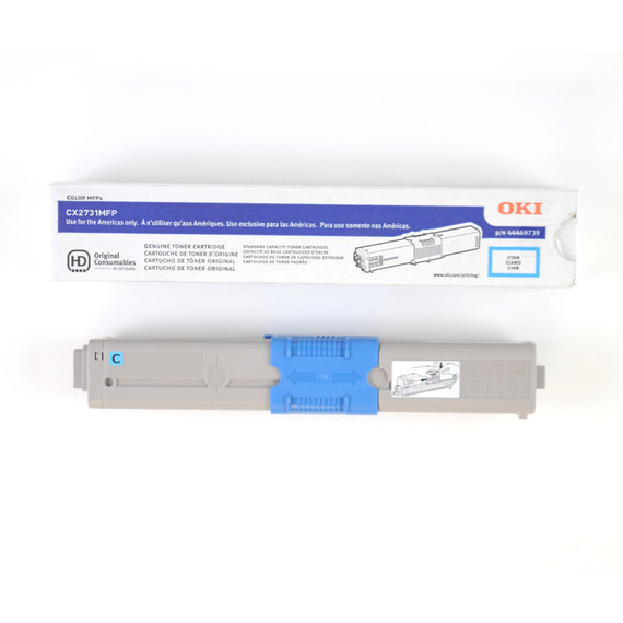 OKI 44469739 Toner, Cyan, 5K