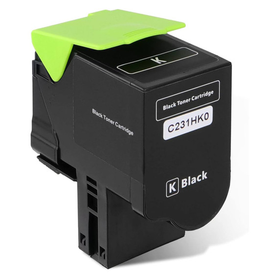 LEXMARK C2310K0 Toner, Black, 1K, Return