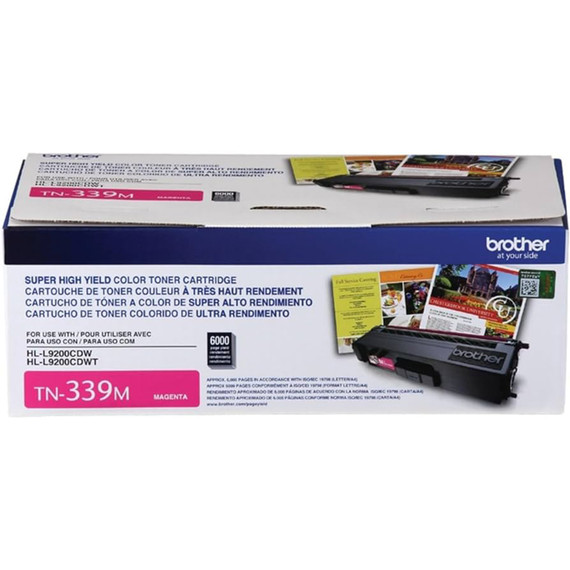 BROTHER TN339M Toner, Magenta, 6K