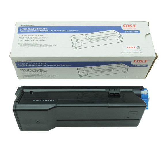 OKI 43979222 Toner Cartridge, 12K