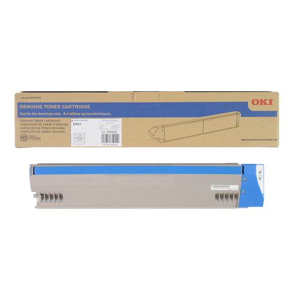 OKI 45536406 Clear Toner Cartridge, Estimated Yield: 20,000