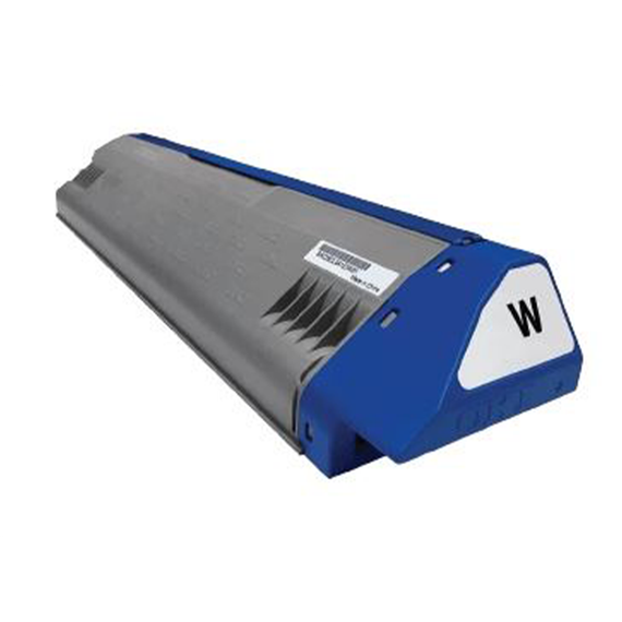 OKI 45536542 White Toner Cartridge, Estimated Yield: 15,000