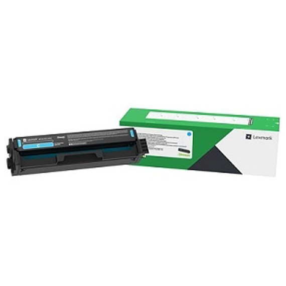 LEXMARK 20N10C0 Cyan Standard Yield Toner Print Cartridge, Estimated Yield: 1,500 Pages