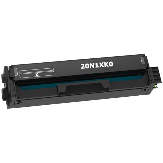 LEXMARK 20N1XK0 Black High-Capacity Return Print Cartridge, Estimated Yield: 6,000