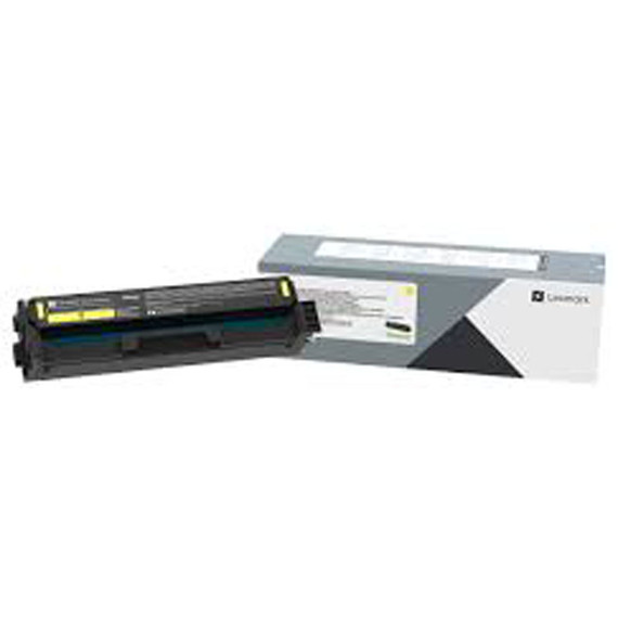 LEXMARK C330H40 Yellow High Yield Toner Print Cartridge, Yield: 2,500 Pages
