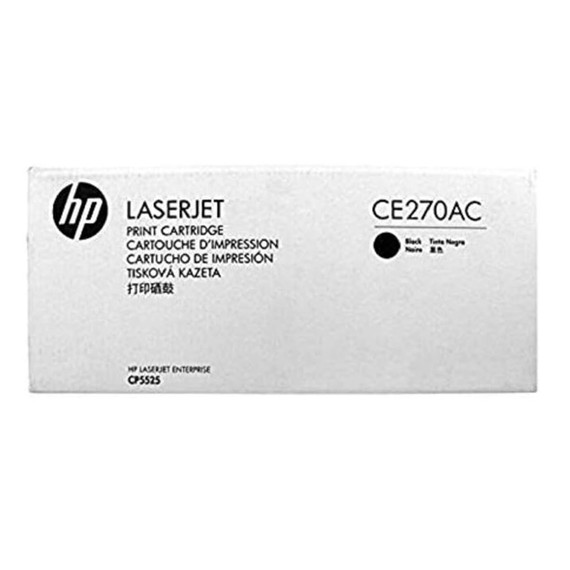 HP CE270AC Toner, Black, 13.5K, Contractual
