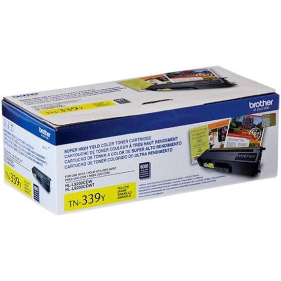 BROTHER TN339Y Toner, Yellow 6K
