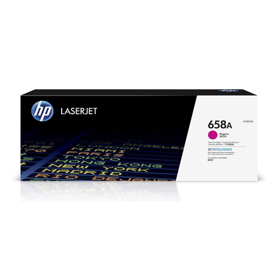 HP W2003-67901 658A Magenta Toner Cartridge, Estimated Yield: 6,000