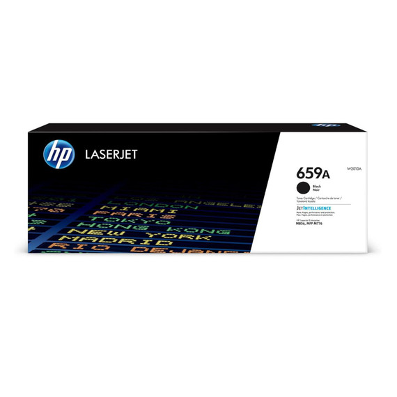 HP W2010A 659A Black Toner Cartridge, Estimated Yield: 16,000