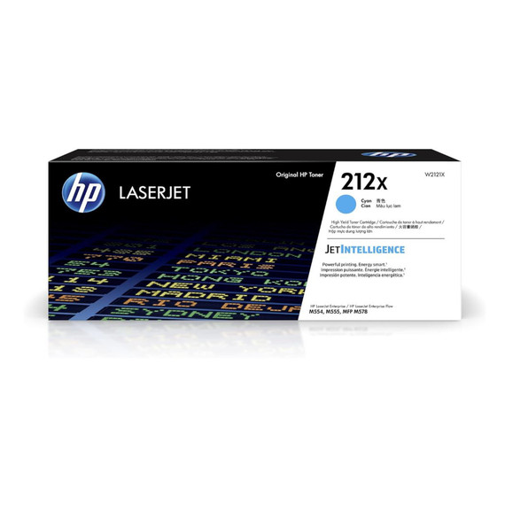 HP W2121X Cyan High Capacity Toner Cartridge, Estimated Yield: 10,000