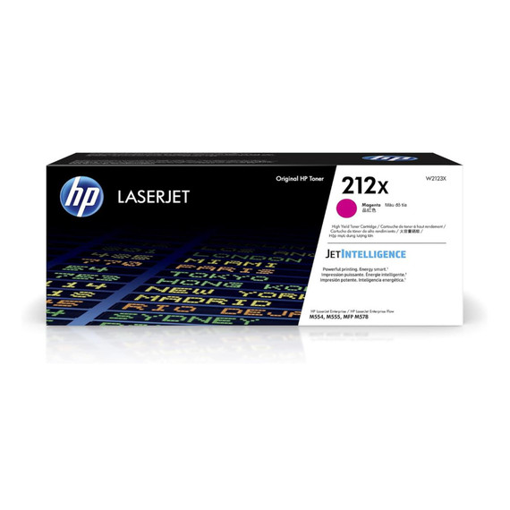 HP W2123X Magenta High Capacity Toner Cartridge, Estimated Yield: 10,000