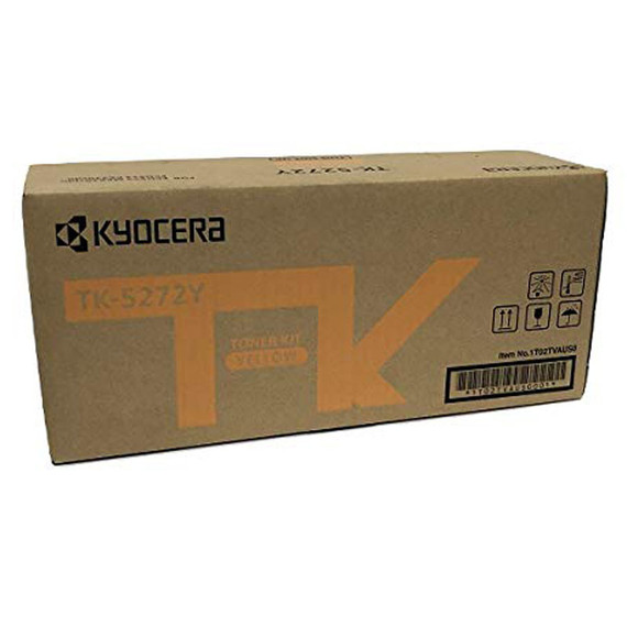 KYOCERA 1T02TVAUS0 Yellow Toner Cartridge, 6K Yield