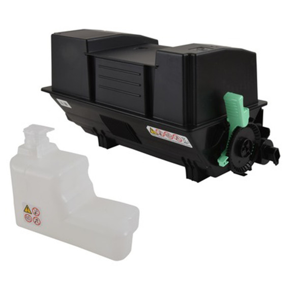 RICOH 418480 Black Toner Cartridge (Includes Waste Toner Container), Estimated Yield: 40,000 Pages