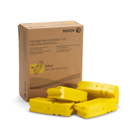 XEROX 108R00831 Ink, Yellow, 4 Sticks