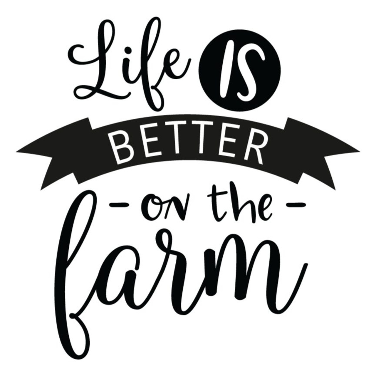 Life Is Better On The Farm Svg Svg Eps Png Dxf Cut Files For Cricut And Silhouette Cameo By Savanasdesign