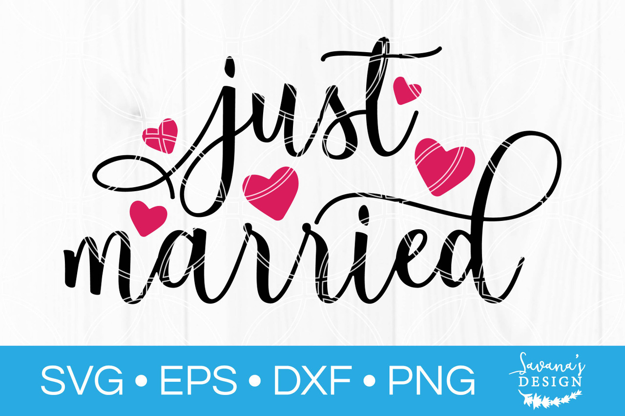 Just Married SVG