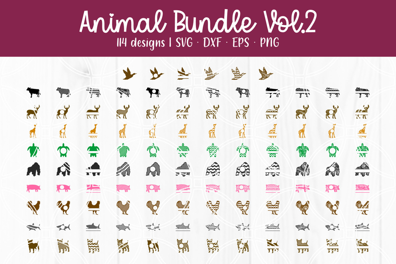 Download Animal Monogram Svg Bundle