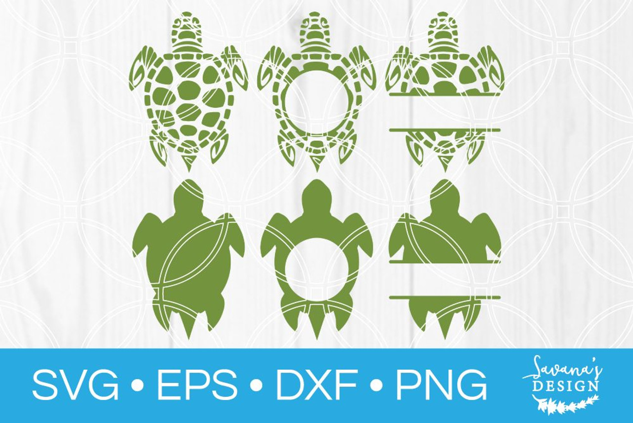 Download Turtle Svg Bundle V2 Svg Eps Png Dxf Cut Files For Cricut And Silhouette Cameo By Savanasdesign