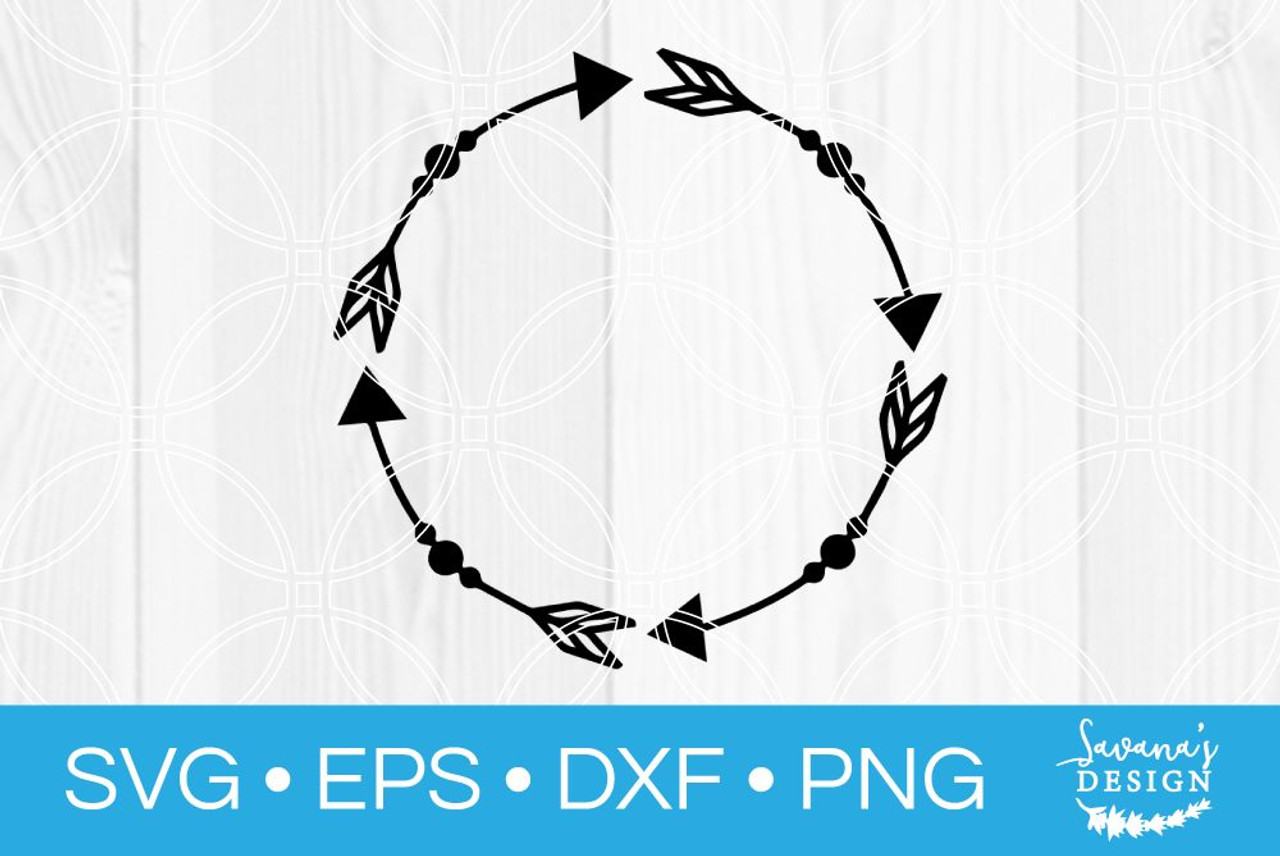 Download Tribal Arrow Monogram SVG - SVG EPS PNG DXF Cut Files for ...