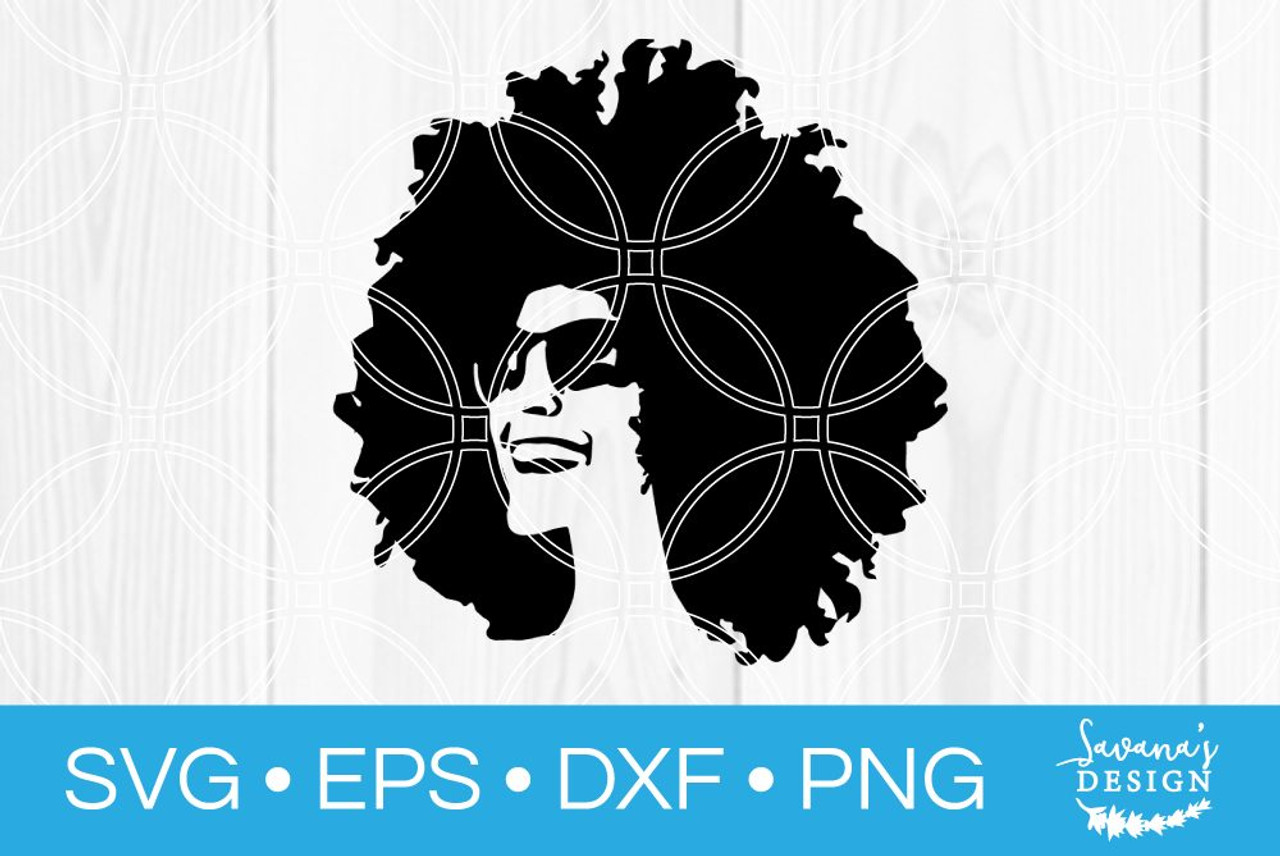 Download Beautiful Black Woman Svg Svg Eps Png Dxf Cut Files For Cricut And Silhouette Cameo By Savanasdesign