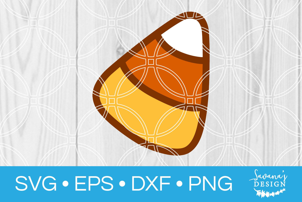 Candy Corn SVG - SVG EPS PNG DXF Cut Files for Cricut and Silhouette ...